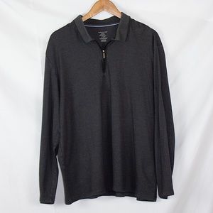 Van Heusen Studio Essential Long Sleeve Quarter Zip Men’s Pullover